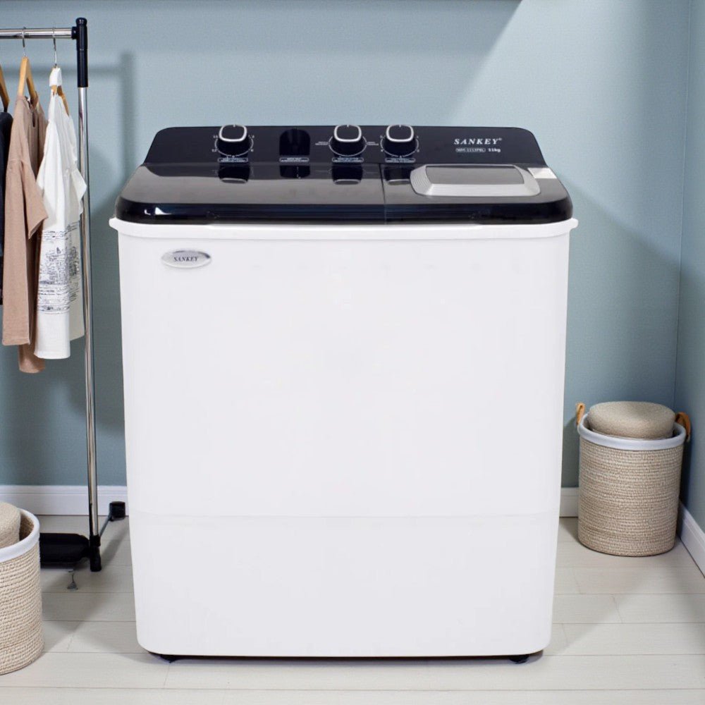 Lavadora Sankey Semi - Automática 11 Kg / Doble Tina / Blanca - Sankey - Titan.com.pa - 7453013518094