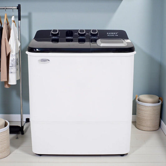 Lavadora Sankey Semi - Automática 11 Kg / Doble Tina / Blanca - Sankey - Titan.com.pa - 7453013518094