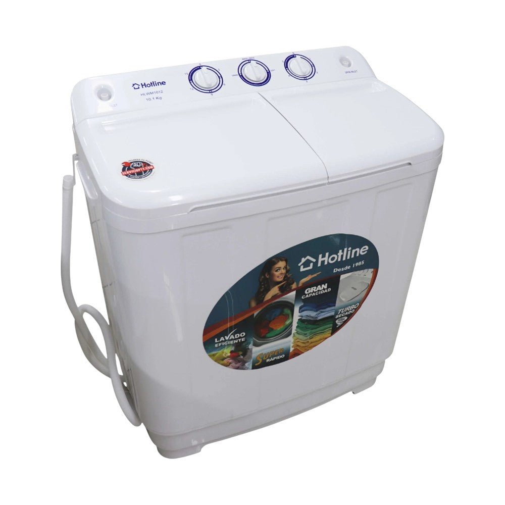 Lavadora Semi - Automática Hotline 10.1 Kg / Doble Tina / Con Bomba - Hotline - Titan.com.pa - 7453021616355