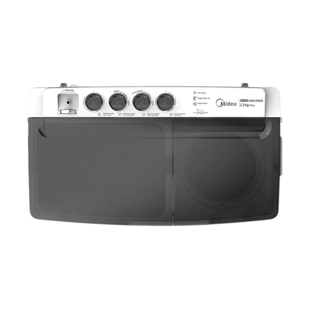 Lavadora Semi-Automática Midea 22 Kg / Doble Tina / Blanca - Midea - Titan.com.pa - 6945878339163