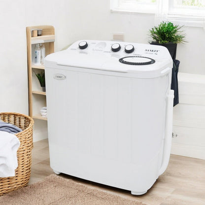 Lavadora Semi - Automatica Sankey 7Kg / Doble Tina / Blanca - Sankey - Titan.com.pa - 7453118901234