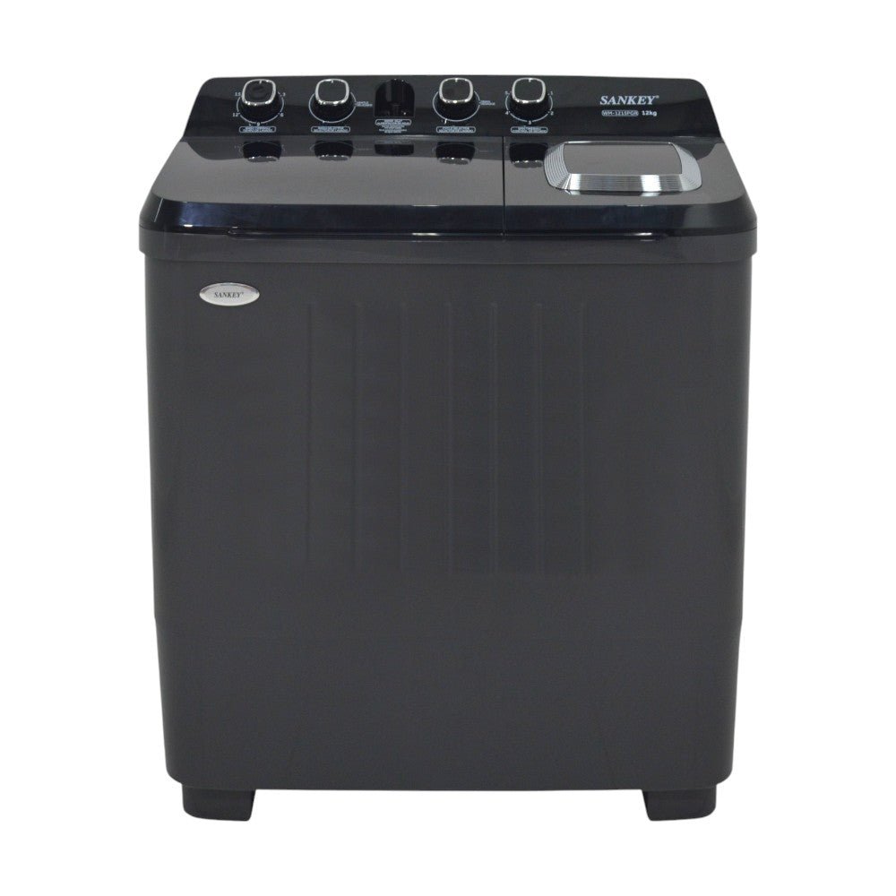 Lavadora Semi - Automática Sankey de 12 KG / Doble Tina / Negro - Sankey - Titan.com.pa - 7453118901210