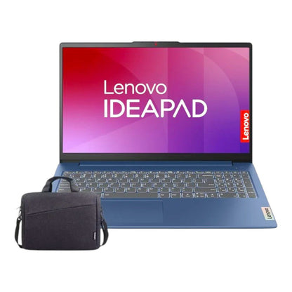 Lenovo IdeaPad Slim 3,15.6" FHD,AMD Ryzen 3 7320U,8GB RAM,512GB SSD, Azul+Mochila - Lenovo - Titan.com.pa - 198155376092
