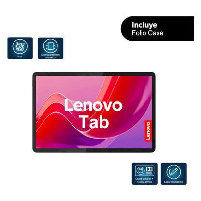 Lenovo Tab, 10.1", MediaTek Helio G85, 4GB RAM, 128GB, Android 14 + Funda Protectora - Lenovo - Titan.com.pa - 198154669294