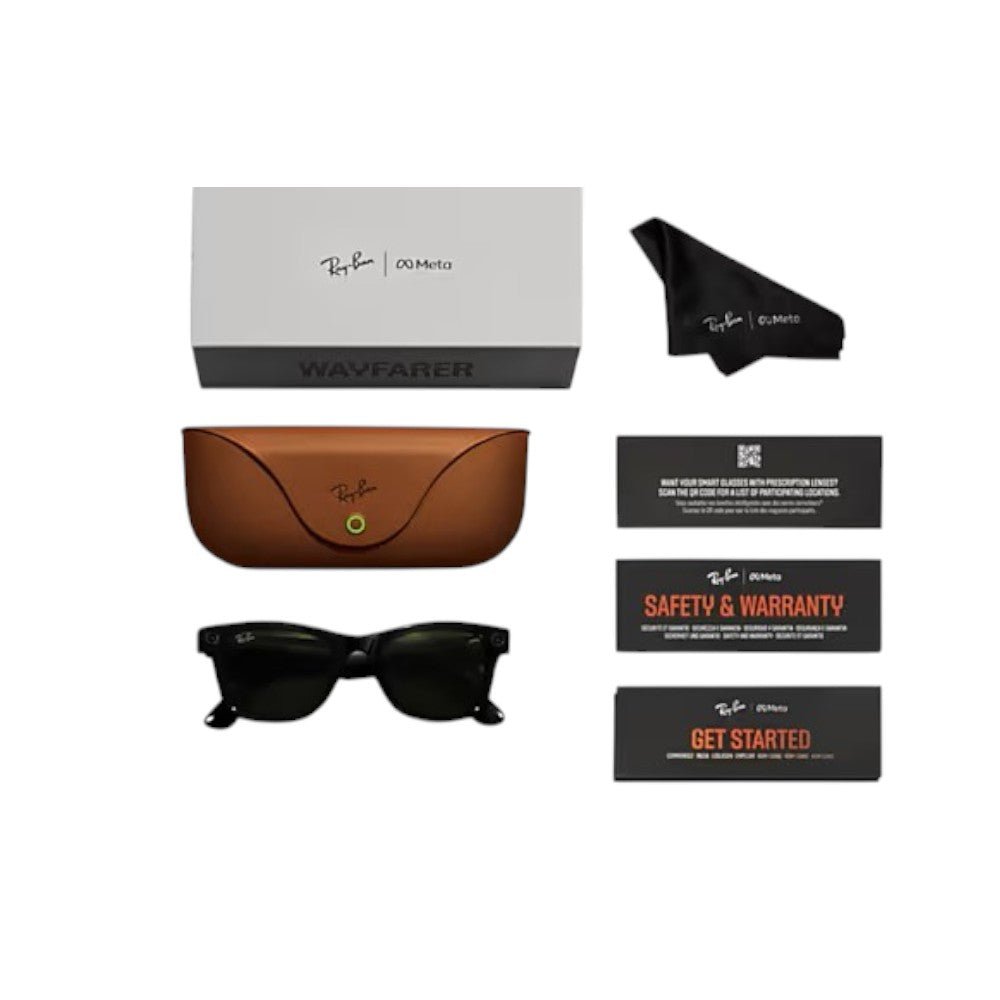 Lentes Inteligentes Ray Ban | Meta Wayfarer | Matte Black - Ray Ban - Titan.com.pa - 8056597988421