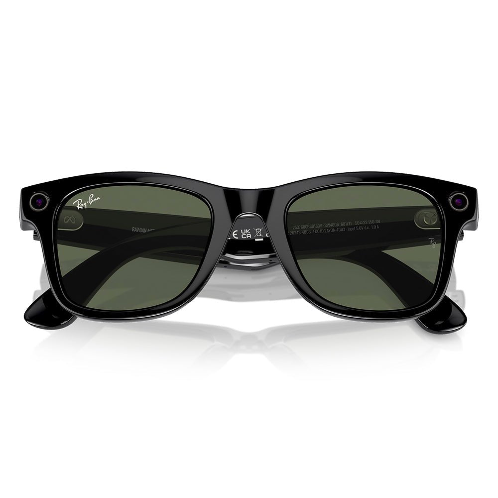 Lentes Inteligentes Ray - Ban | Meta Wayfarer | Negro – Verde - Ray Ban - Titan.com.pa - 8056597988377