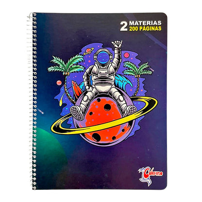 Libreta Con Espiral Corsario Raya Ancha 2 Materias 200 Páginas - Surtido - Corsario - Titan.com.pa - 87444103467