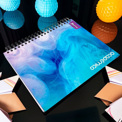 Libreta Con Espiral Doble Norma Académico - Raya Ancha / 5 Materia / Surtido - Norma - Titan.com.pa - 7702111598669