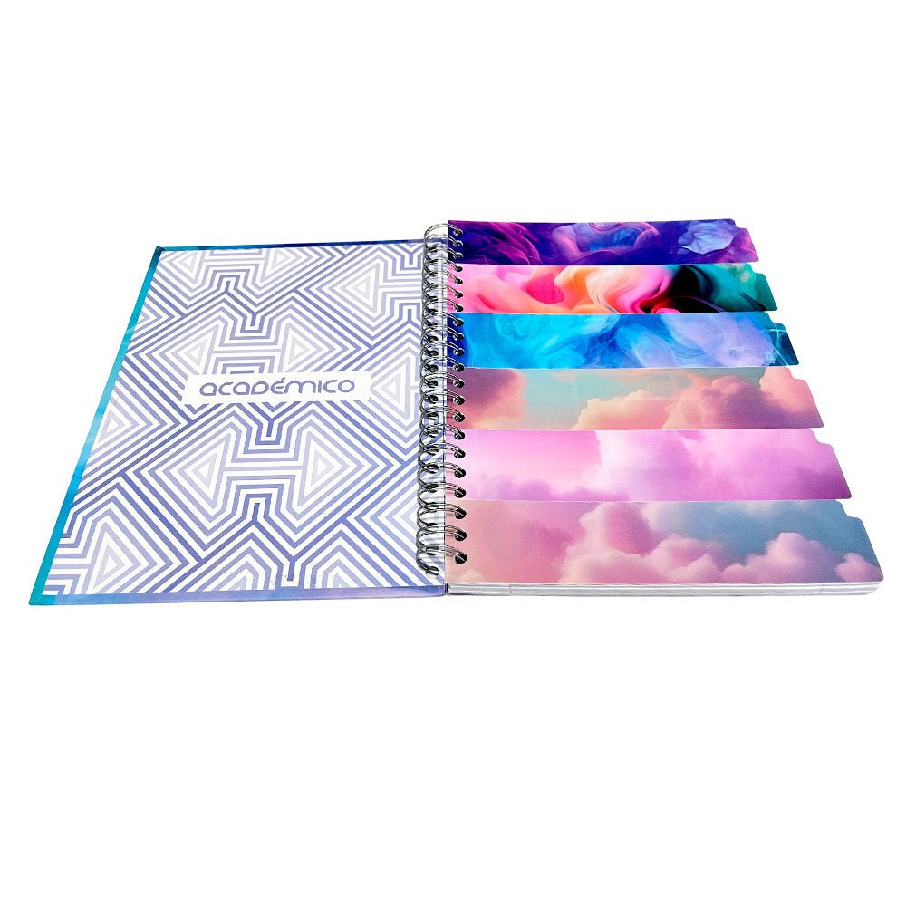 Libreta Con Espiral Doble Norma Académico - Raya Ancha / 5 Materia / Surtido - Norma - Titan.com.pa - 7702111598669