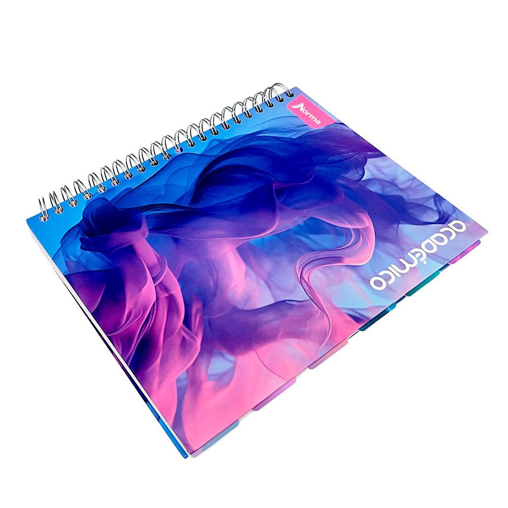 Libreta Con Espiral Doble Norma Académico - Raya Ancha / 5 Materia / Surtido - Norma - Titan.com.pa - 7702111598669