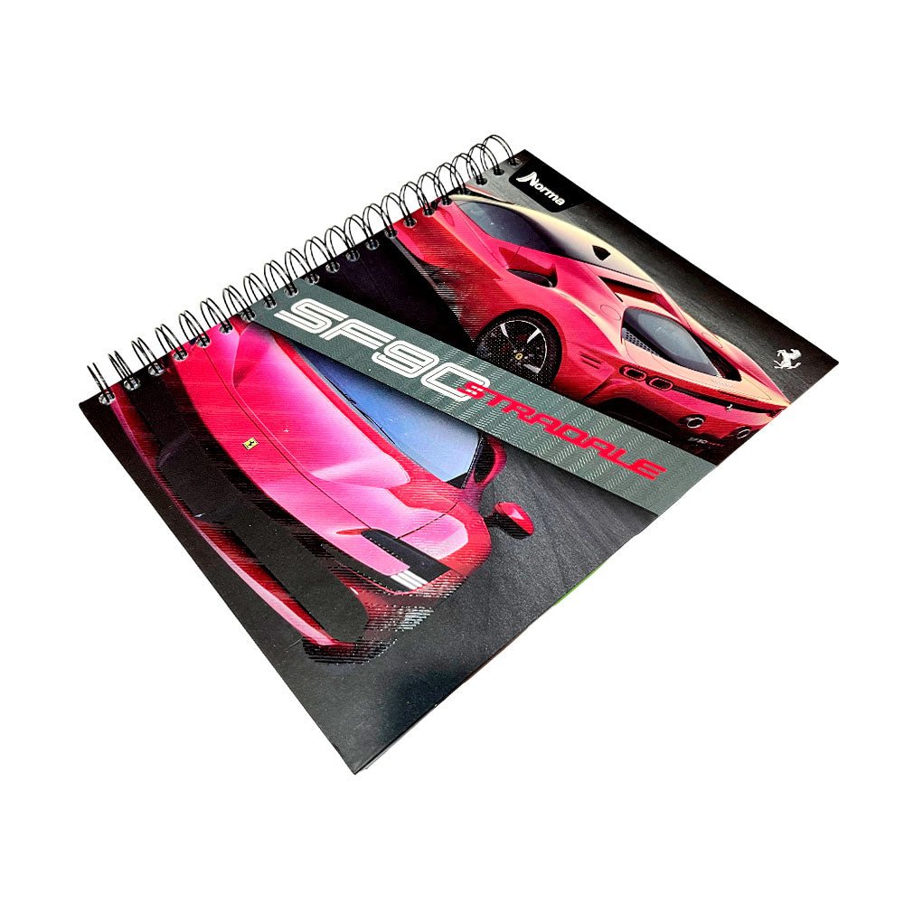 Libreta Con Espiral Doble Norma Ferrari / 5 Materias / 320 Páginas / Surtido - Norma - Titan.com.pa - 7702111542006