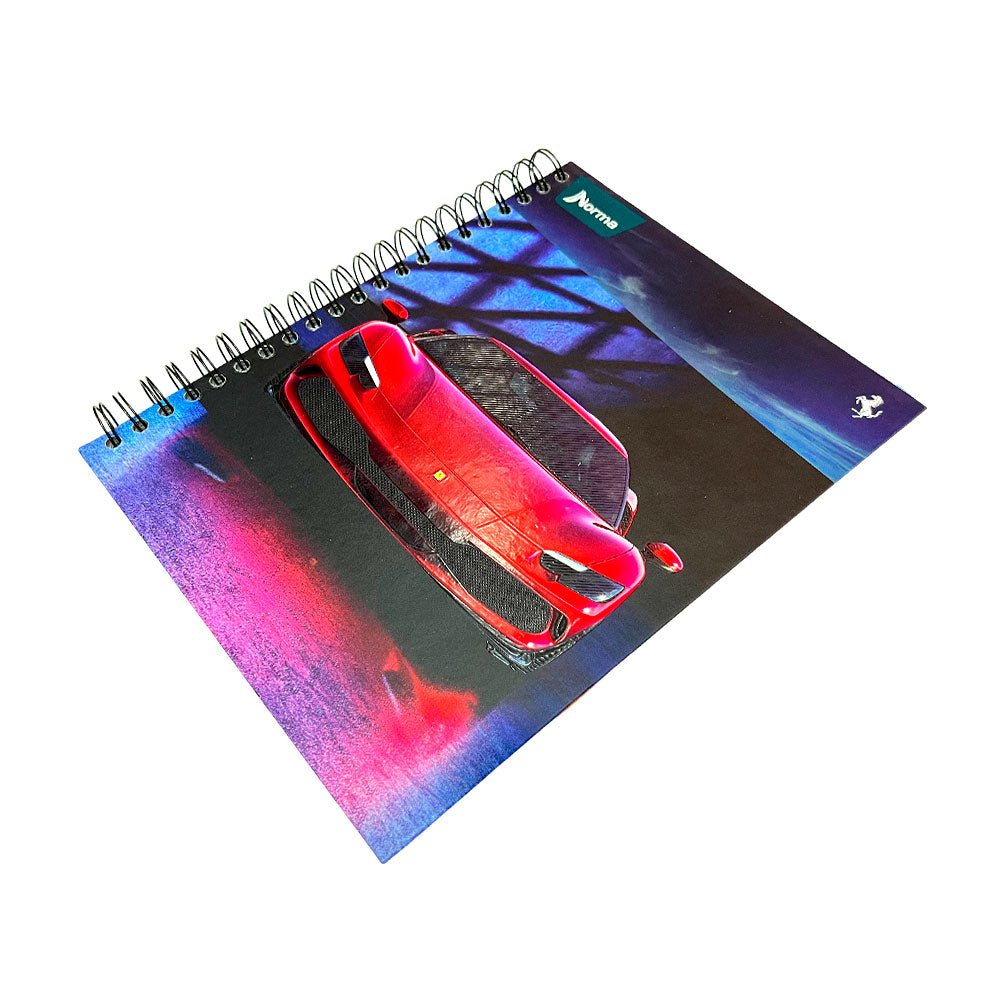 Libreta Con Espiral Doble Norma Ferrari / 5 Materias / 320 Páginas / Surtido - Norma - Titan.com.pa - 7702111542006