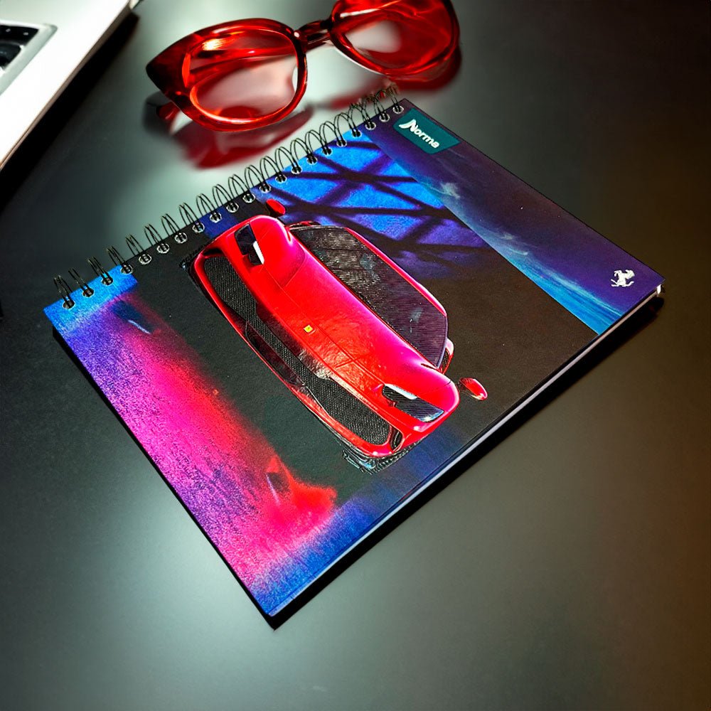 Libreta Con Espiral Doble Norma Ferrari / 5 Materias / 320 Páginas / Surtido - Norma - Titan.com.pa - 7702111542006