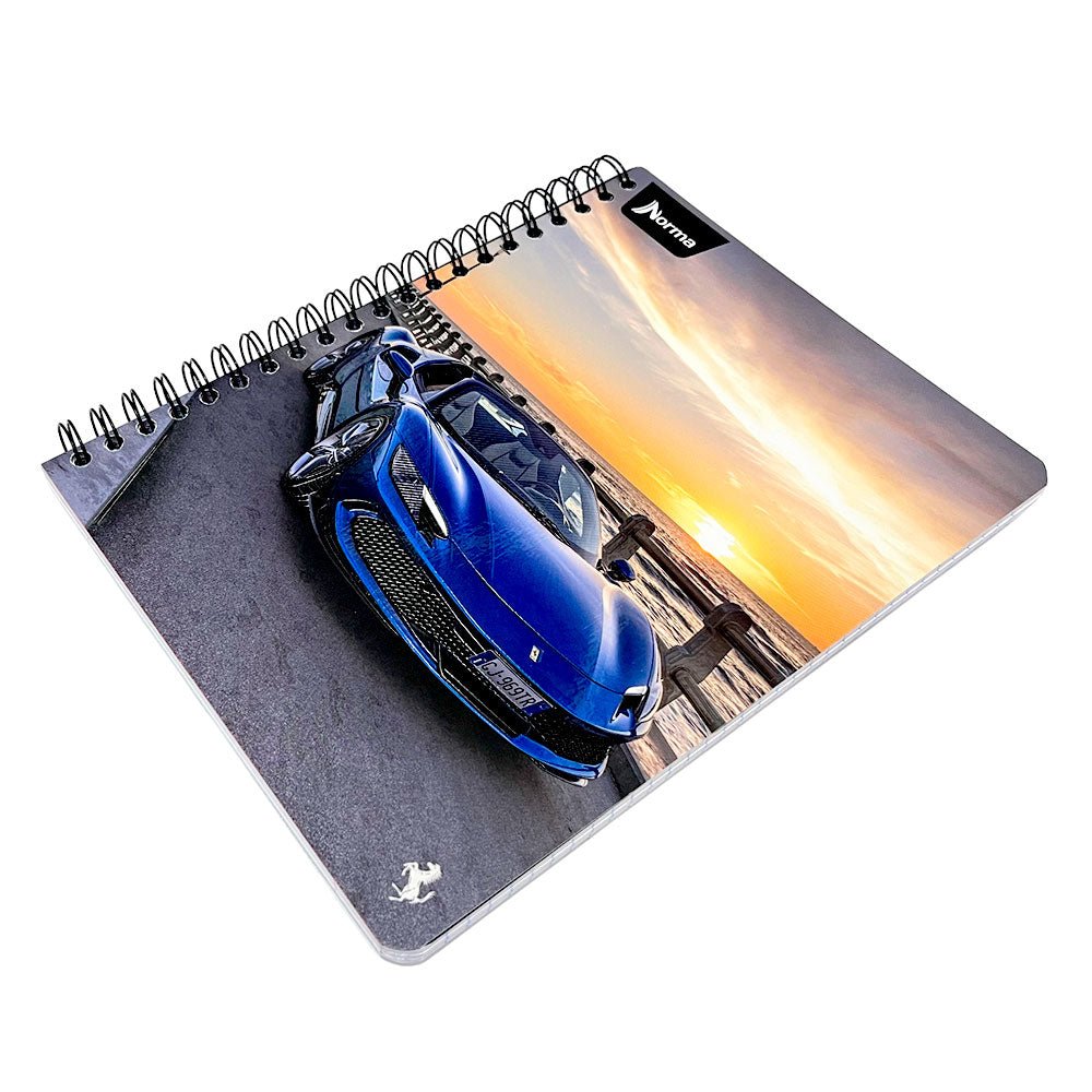Libreta Con Espiral Doble Norma Ferrari - Raya Ancha / 3 Materias / Surtido - Norma - Titan.com.pa - 7702111270909