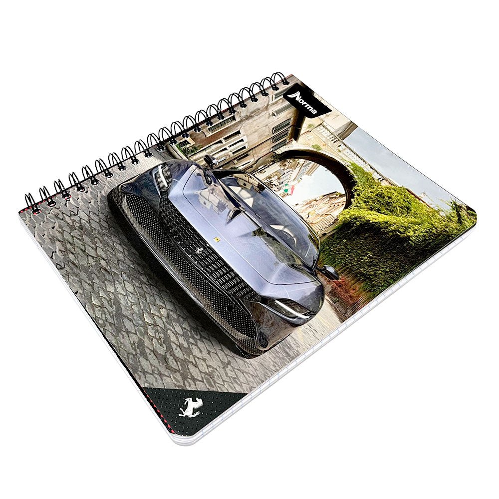Libreta Con Espiral Doble Norma Ferrari - Raya Ancha / 3 Materias / Surtido - Norma - Titan.com.pa - 7702111270909