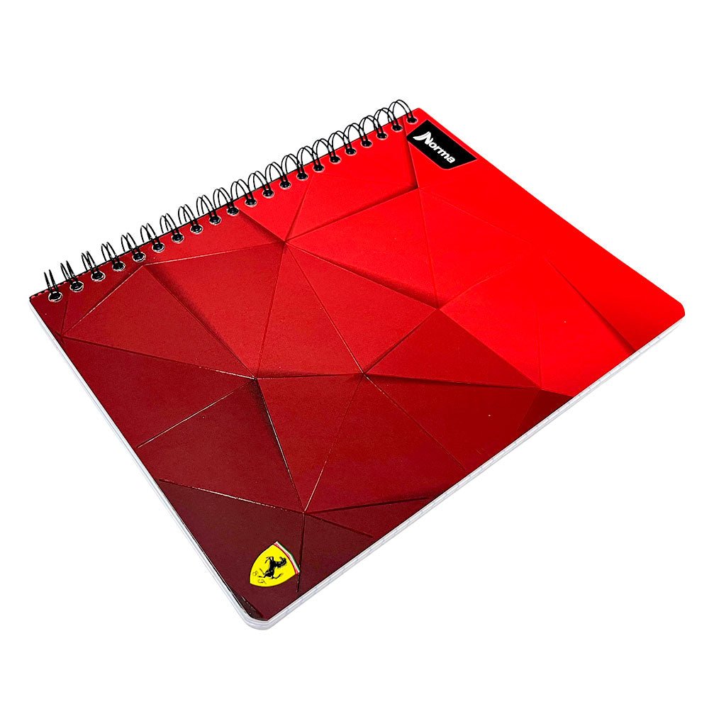 Libreta Con Espiral Doble Norma Ferrari - Raya Ancha / 3 Materias / Surtido - Norma - Titan.com.pa - 7702111270909