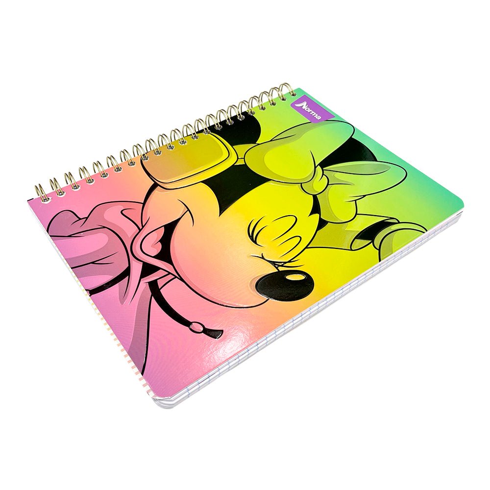 Libreta Con Espiral Doble Norma Minnie Mouse - Raya Ancha / 3 Materias / Surtido - NORMA - Titan.com.pa - 7702111707450