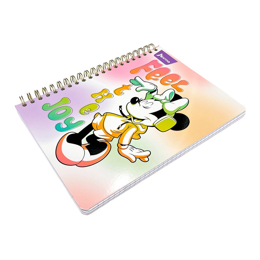 Libreta Con Espiral Doble Norma Minnie Mouse - Raya Ancha / 3 Materias / Surtido - NORMA - Titan.com.pa - 7702111707450