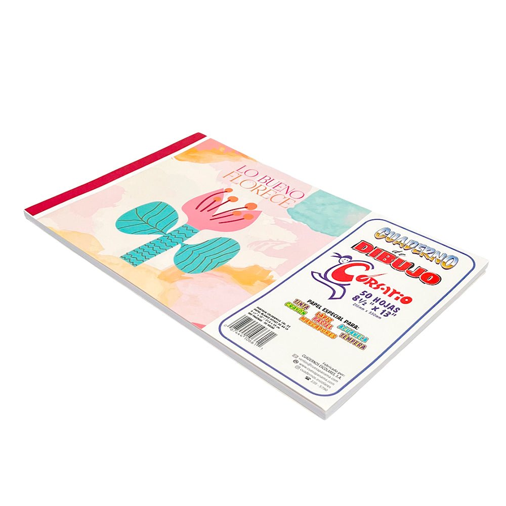 Libreta de Dibujo Corsario de 100 Páginas 8 1/2" x 13" - Surtido - Corsario - Titan.com.pa - 87444106611