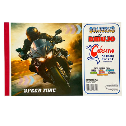 Libreta de Dibujo Corsario de 100 Páginas 8 1/2" x 13" - Surtido - Corsario - Titan.com.pa - 87444106611