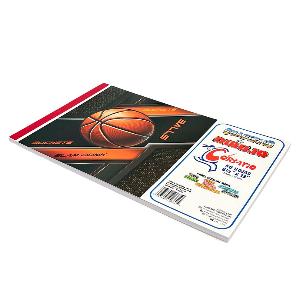 Libreta de Dibujo Corsario de 100 Páginas 8 1/2" x 13" - Surtido - Corsario - Titan.com.pa - 87444106611