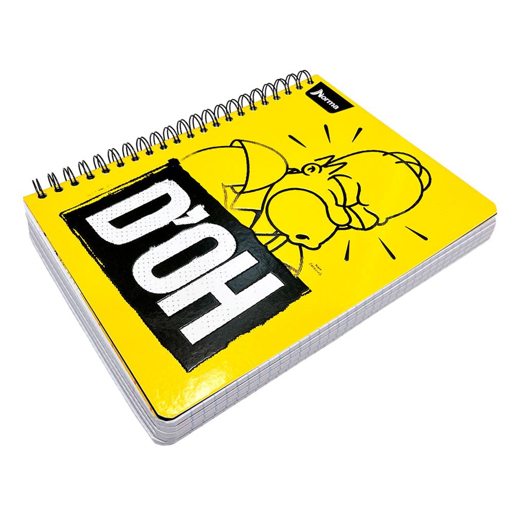 Libreta Grande Con Espiral Doble Norma Simpson / 5 Materias / Surtido - Norma - Titan.com.pa - 7702111489516