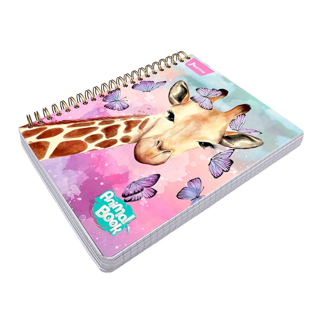 Libreta Grande Norma Animal Book / 5 Materias / Espiral Doble / Surtido - Norma - Titan.com.pa - 7702111542044