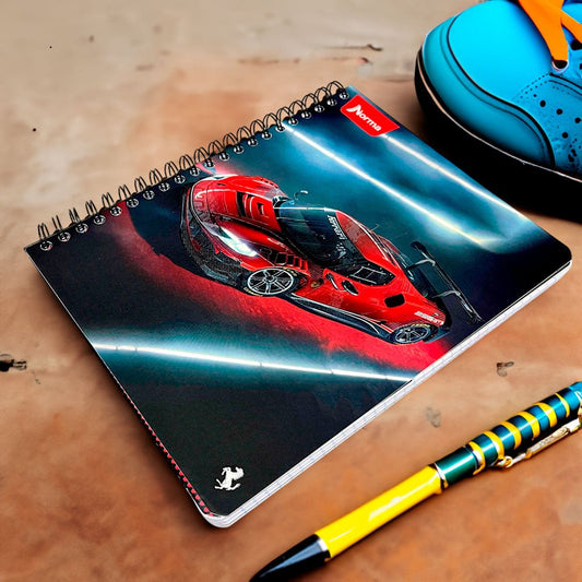 Libreta Grande Norma Ferrari / 5 Materias / Con Espiral Doble / Surtido - Norma - Titan.com.pa - 7702111270893
