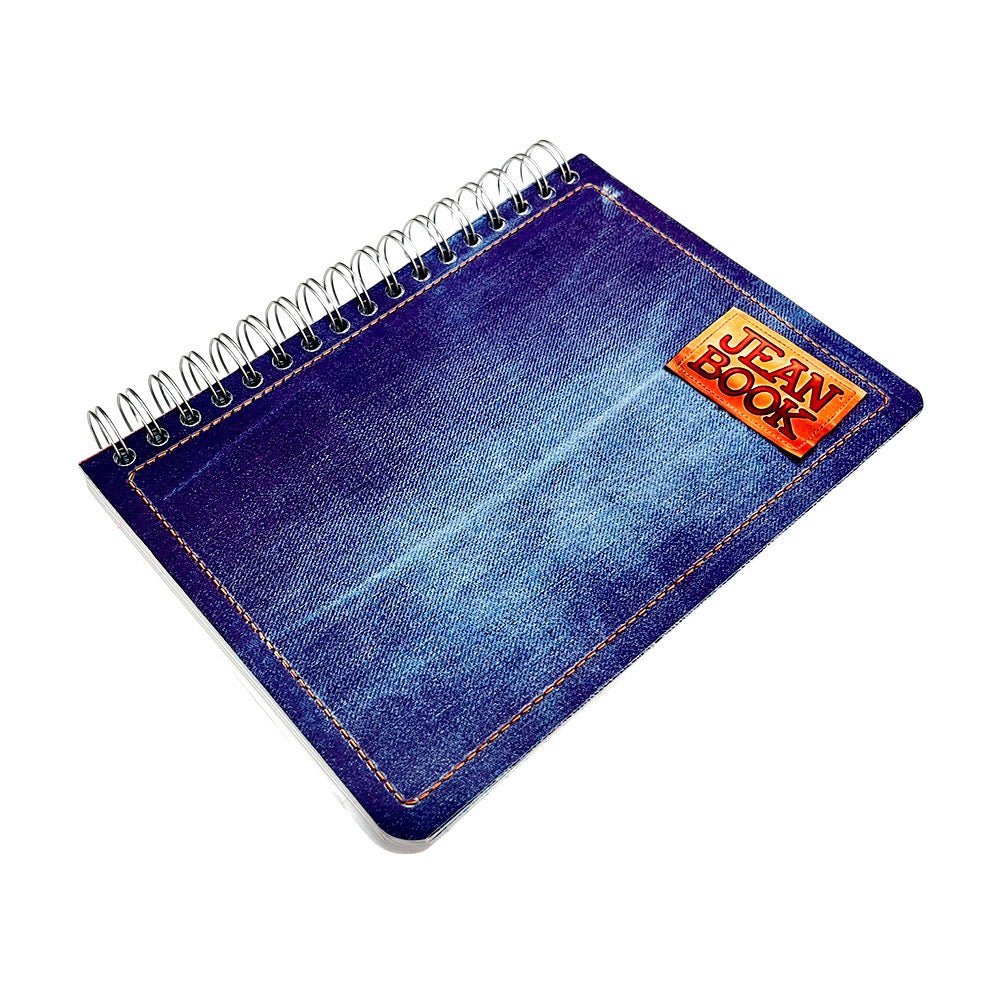 Libreta Pequeña Con Espiral Doble Norma Jeans Book / 5 Materias / Surtido - Norma - Titan.com.pa - 7702111247222