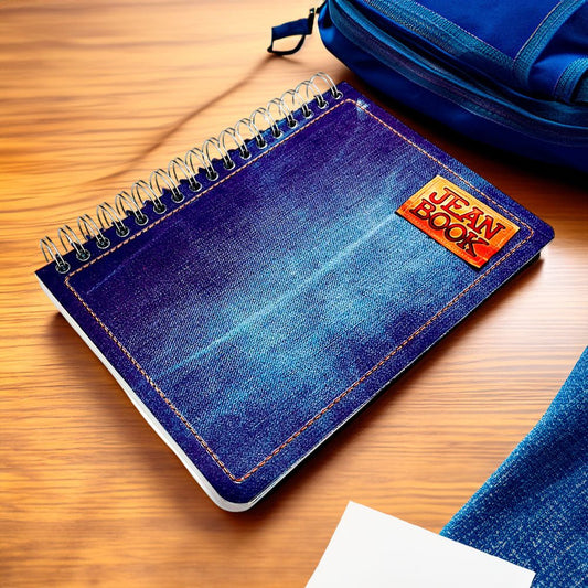 Libreta Pequeña Con Espiral Doble Norma Jeans Book / 5 Materias / Surtido - Norma - Titan.com.pa - 7702111247222