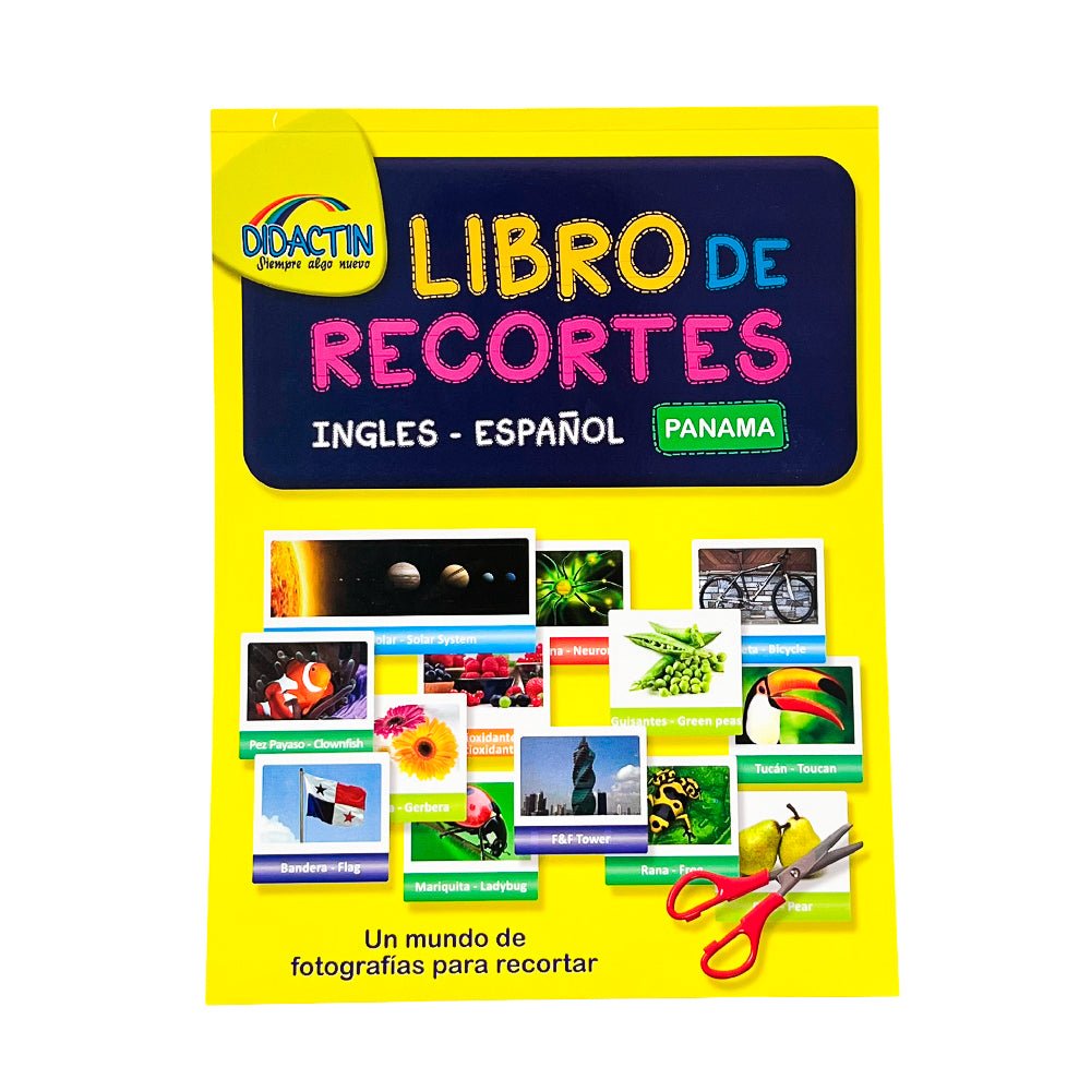 Libro de Recortes Didactin Ingles / Español - Didactin - Titan.com.pa - 7402002130007