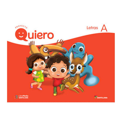Libro de Texto Santillana Quiero Letras A - Santillana - Titan.com.pa - 9789962016533