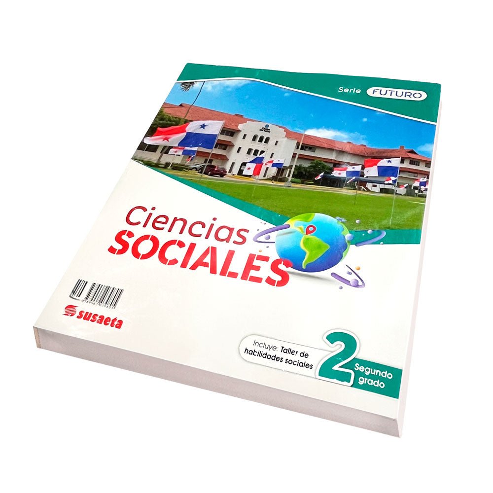 Libro de Texto Susaeta / Ciencias Sociales 2 / Serie Futuro + Taller - Susaeta - Titan.com.pa - 9789962030805