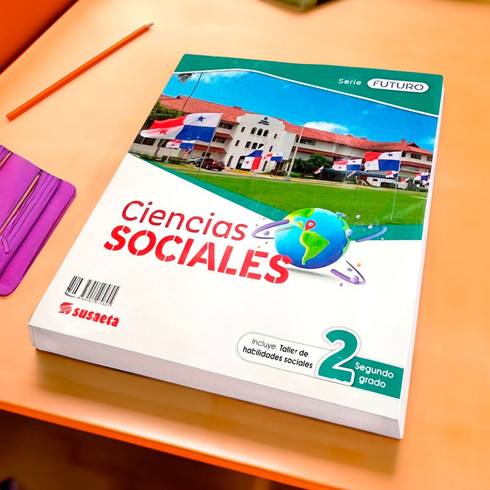 Libro de Texto Susaeta / Ciencias Sociales 2 / Serie Futuro + Taller - Susaeta - Titan.com.pa - 9789962030805