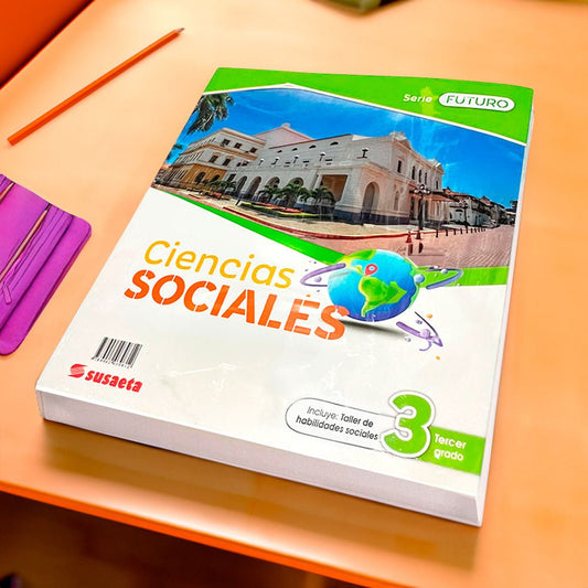 Libro de Texto Susaeta / Ciencias Sociales 3 / Serie Futuro + Taller - Susaeta - Titan.com.pa - 9789962030812