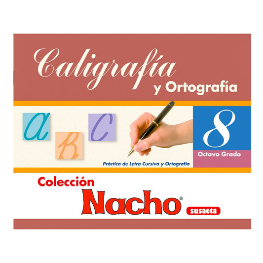 Libro de Texto Susaeta Colección Nacho Caligrafía y Ortografía 8