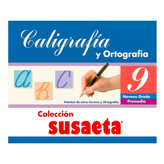 Libro de Texto Susaeta Colección Nacho Caligrafía y Ortografía 9
