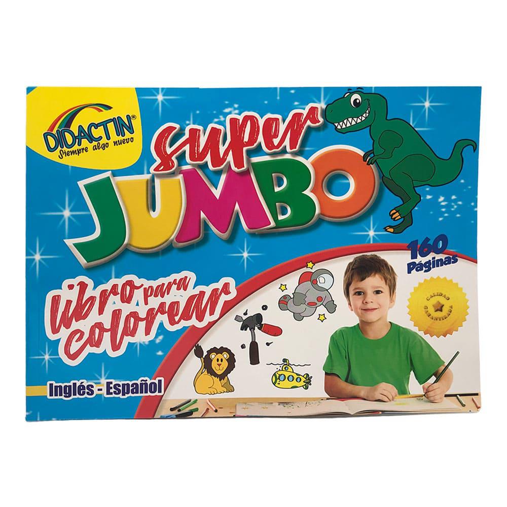 Libro Para Colorear Didactin Super Jumbo 160 Páginas