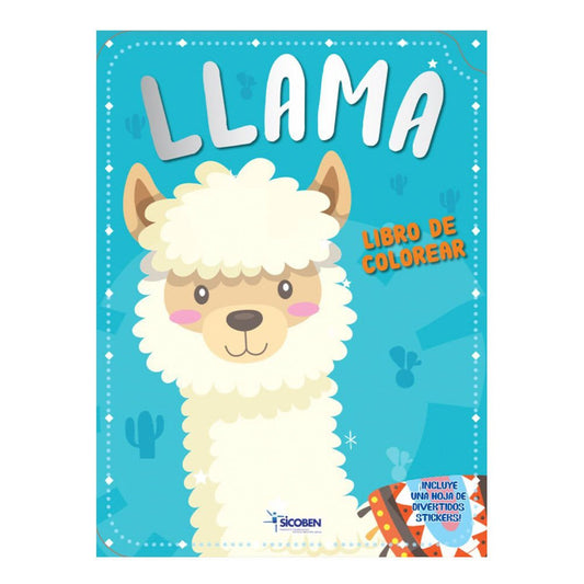 Libro Para Colorear Sicoben Colorea Pegatinas - Surtido