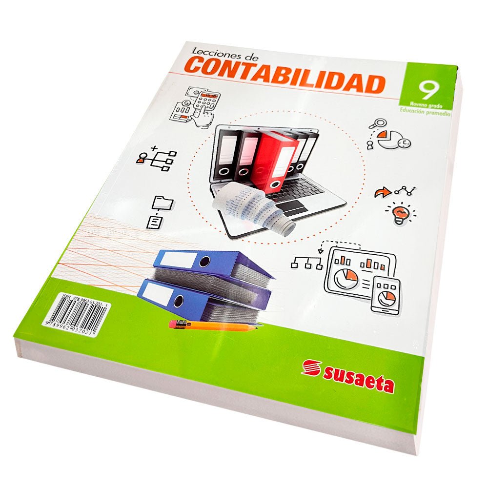 Libro Susaeta / Lecciones de Contabilidad 9 / Zamora - Susaeta - Titan.com.pa - 9789962032021