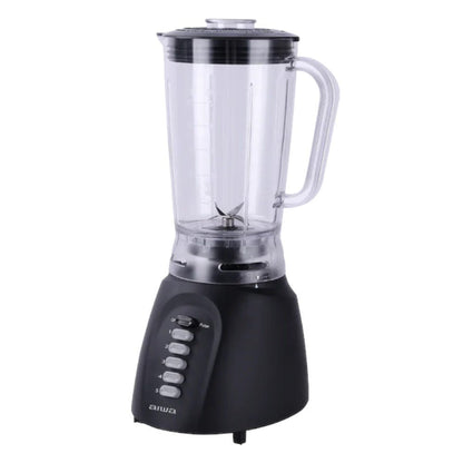 Licuadora 500W con jarra plástica de 1.5L. Ideal para batidos, jugos y más. Disponible en Titán Panamá.