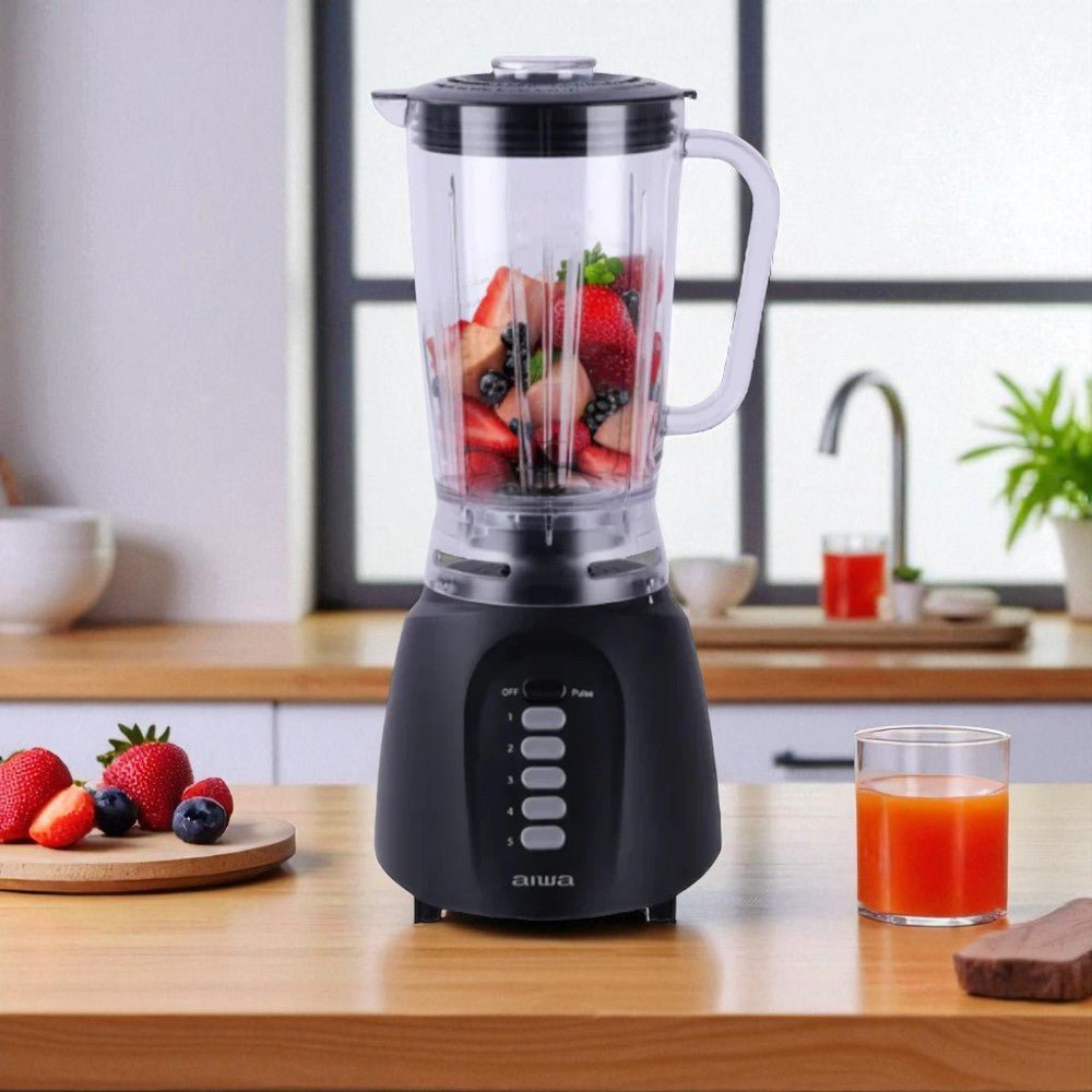 Licuadora Aiwa / Jarra Plástica 1.5L / 120V / 500W - Aiwa - Titan.com.pa - 7452105800345