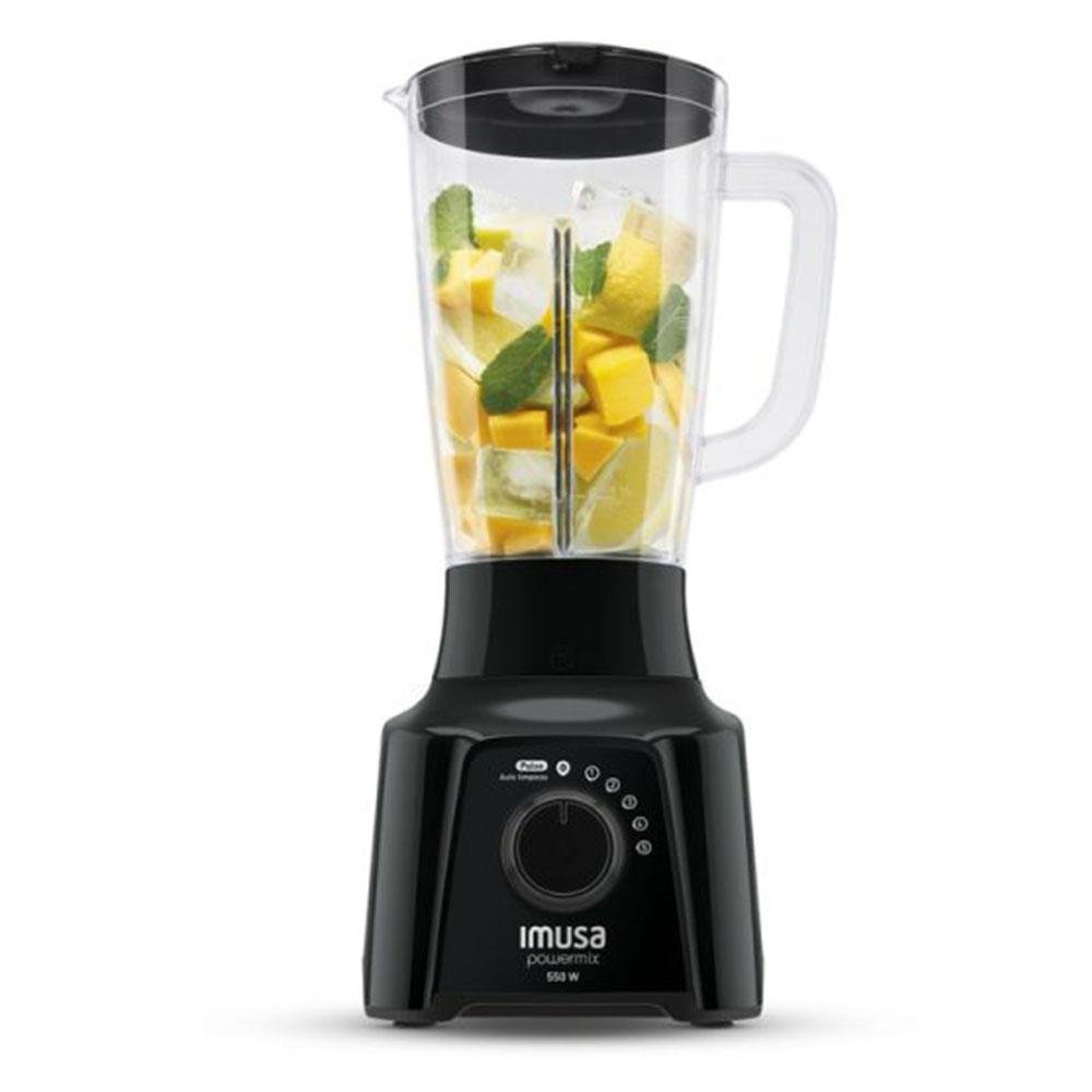 Licuadora Imusa Powermix V/Plast 5Vel 2Lt W Negra