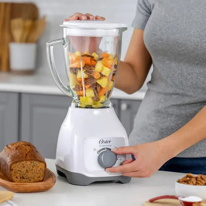 Licuadora Oster 2 Velocidades / Vaso Plástico / 1.25 Litros / Blanca - Oster - Titan.com.pa - 053891138413