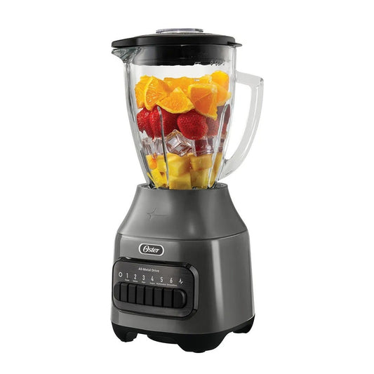Licuadora Oster con Vidrio 6 Velocidades 800W 1.5L Gris - OSTER - 11156022