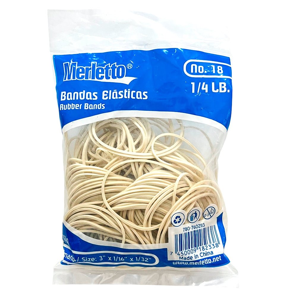 Ligas Elásticas / Merletto - 3" x 1/16" x 1/32" - Merletto - Titan.com.pa - 7450009182338