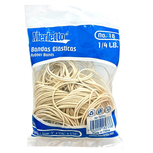 Ligas Elásticas / Merletto - 3" x 1/16" x 1/32" - Merletto - Titan.com.pa - 7450009182338