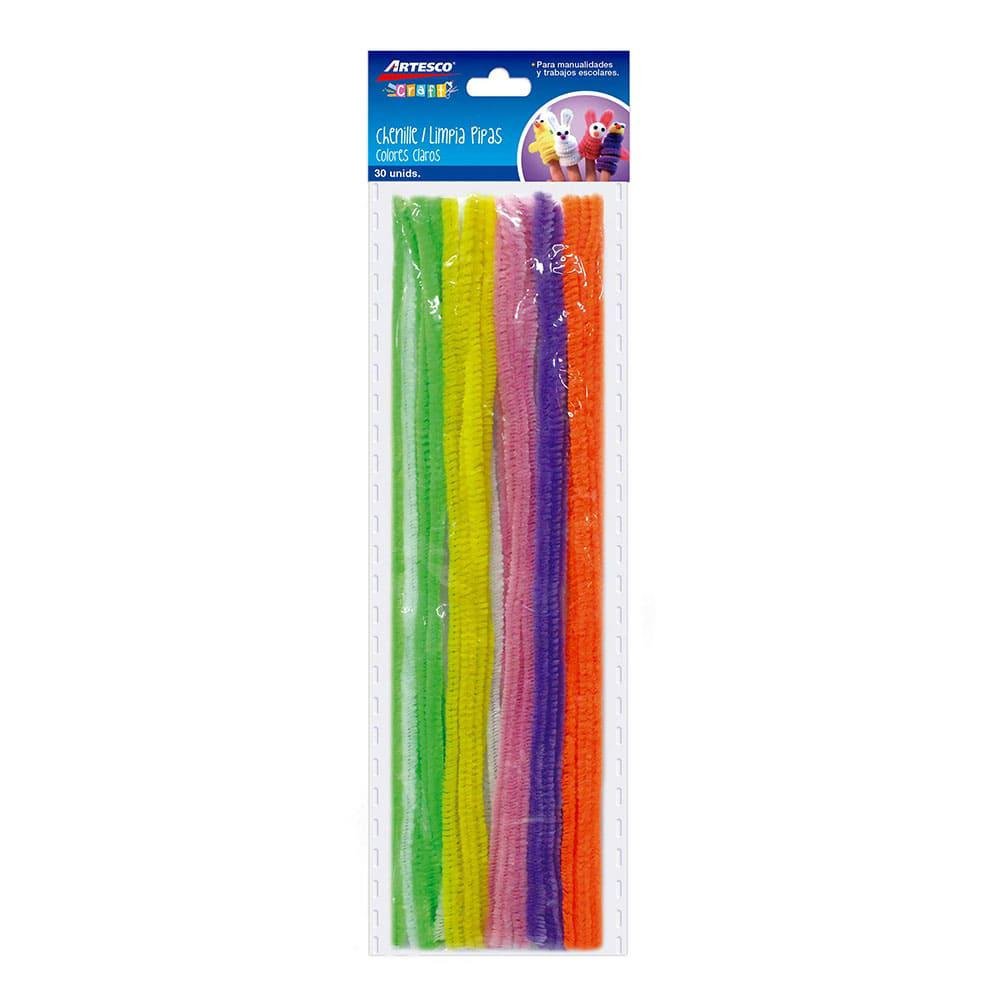 Limpiapipas Artesco Colores Claro 30 Piezas