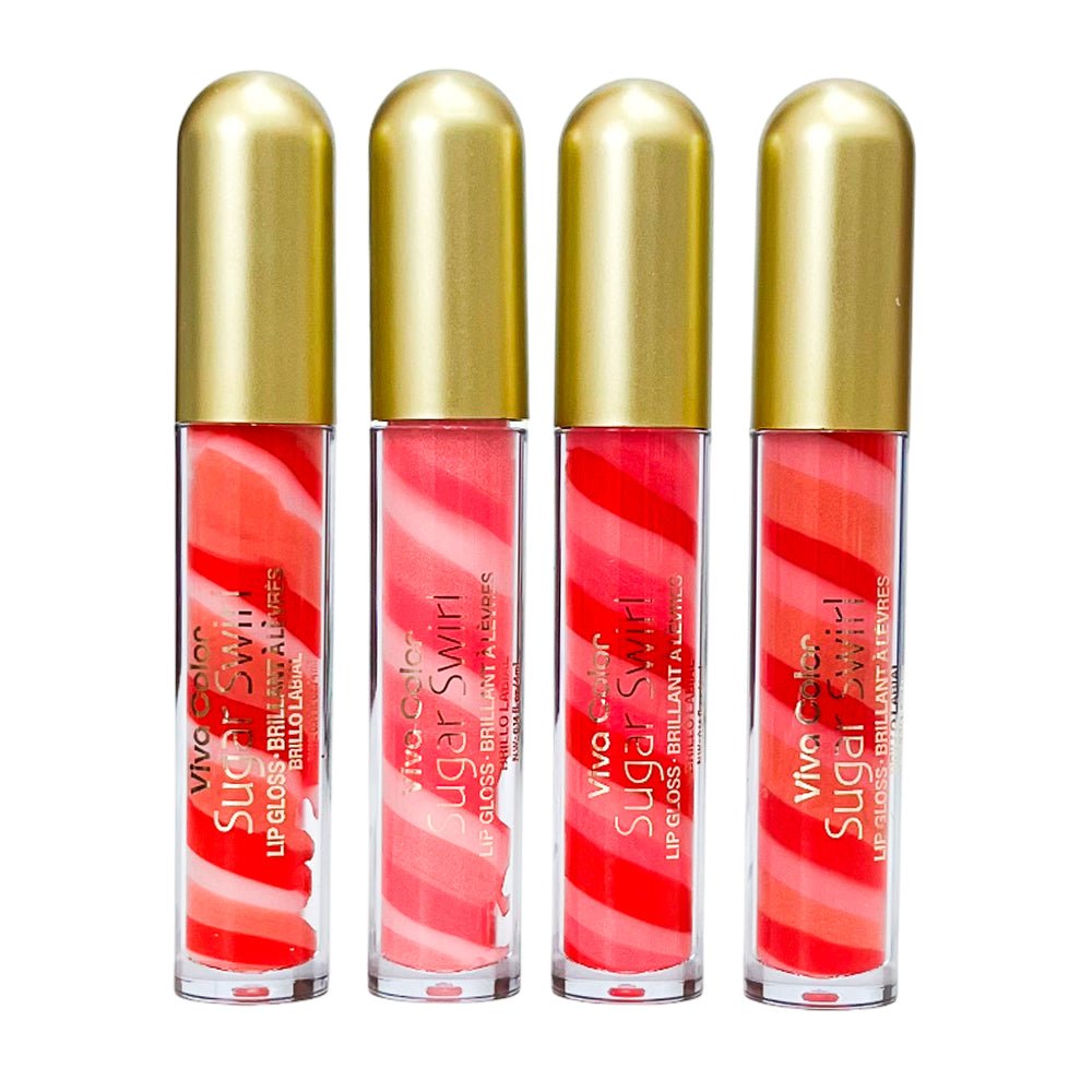 Lip Gloss Viva Color 4 Piezas Sugar Swirl 2 Tonos - Viva Color - Titan.com.pa - 628049844029