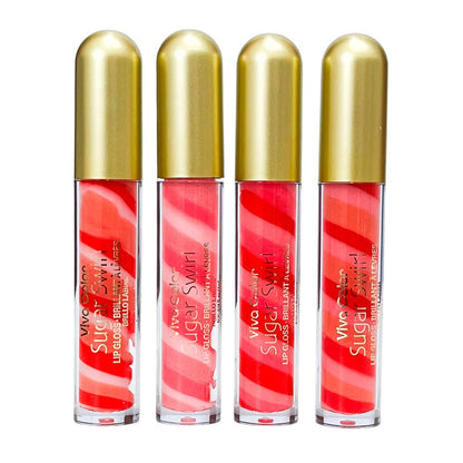 Lip Gloss Viva Color 4 Piezas Sugar Swirl 2 Tonos - Viva Color - Titan.com.pa - 628049844029